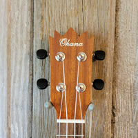 Ohana Sopranissimo Pineapple TTPK-25G Solid Mahogany Teenie Tiny Ukulele h774