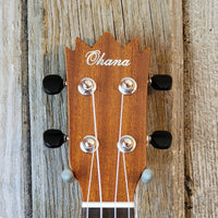 Ohana Sopranissimo Pineapple TTPK-25G Solid Mahogany Teenie Tiny Ukulele h775