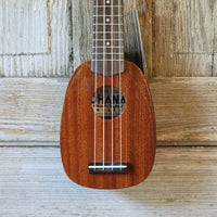 Ohana Sopranissimo Pineapple TTPK-25G Solid Mahogany Teenie Tiny Ukulele h776