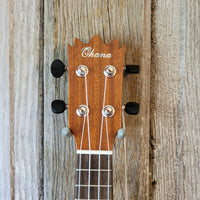 Ohana Sopranissimo Pineapple TTPK-25G Solid Mahogany Teenie Tiny Ukulele h776