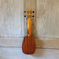 Ohana Sopranissimo Pineapple TTPK-25G Solid Mahogany Teenie Tiny Ukulele h776