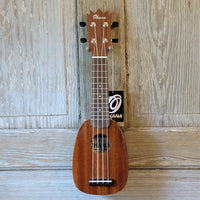 Ohana Sopranissimo Pineapple TTPK-25G Solid Mahogany Teenie Tiny Ukulele h777