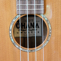 Ohana Concert CK-260G All Solid Cedar / Acacia Ukulele h786