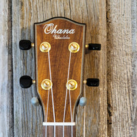 Ohana Concert CK-260G All Solid Cedar / Acacia Ukulele h787