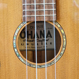 Ohana Concert CK-260G All Solid Cedar / Acacia Ukulele h788