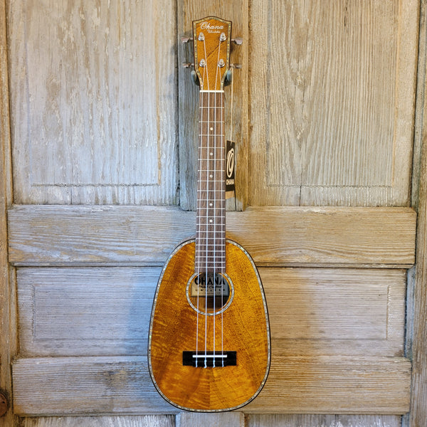 Ohana Concert Pineapple PKC-220G All Solid Mango Ukulele h811