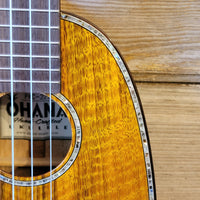 Ohana Concert Pineapple PKC-220G All Solid Mango Ukulele h814