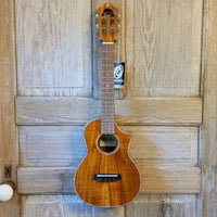 Ohana Tenor TK-7 All Solid Acacia Confort Edge Florentine Cutaway Ukulele h806
