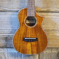 Ohana Tenor TK-7 All Solid Acacia Confort Edge Florentine Cutaway Ukulele h806