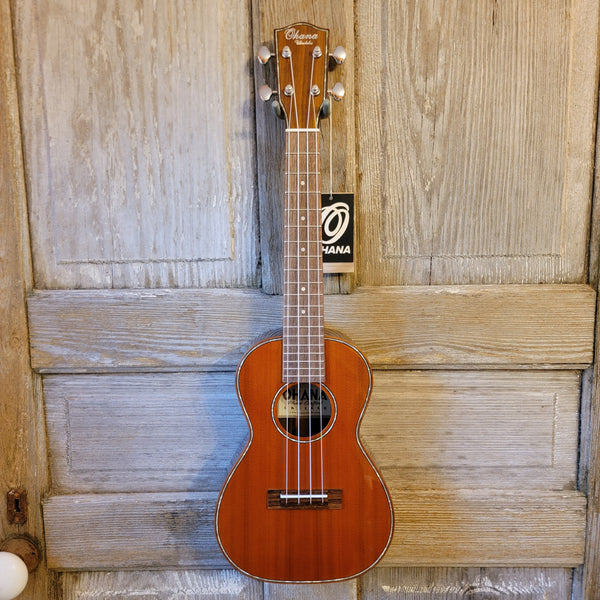 Ohana Concert CK-50G All Solid Cedar / Rosewood Ukulele h817
