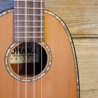 Ohana Concert Pineapple PKC-50G All Solid Cedar / Mahogany Ukulele h825