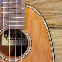 Ohana Concert Pineapple PKC-50G All Solid Cedar / Mahogany Ukulele h826