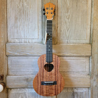 KoAloha Tenor All Solid Koa KTM-10 Pikake Satin Made in Hawaii Ukulele w/ Hardcase h833