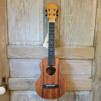 KoAloha Tenor All Solid Koa KTM-10 Pikake Satin Made in Hawaii Ukulele w/ Hardcase h835