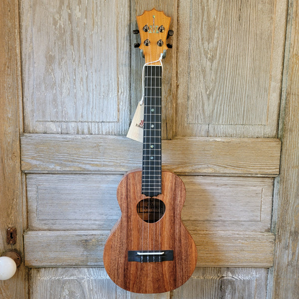 KoAloha Tenor All Solid Koa KTM-10 Pikake Satin Made in Hawaii Ukulele w/ Hardcase h835