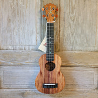 KoAloha Soprano Solid Koa KSM-10 Pikake Satin Finish Made in Hawaii Ukulele w/ Hard Case h840