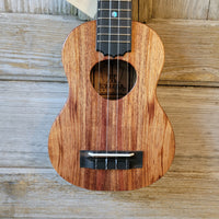 KoAloha Soprano Solid Koa KSM-10 Pikake Satin Finish Made in Hawaii Ukulele w/ Hard Case h840