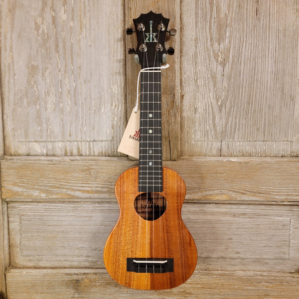 KoAloha Soprano Solid Koa KSM-00 Gloss Made in Hawaii Ukulele w/ Hard Case h844