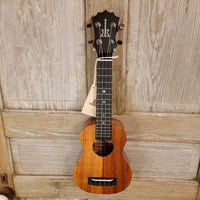 KoAloha Soprano Solid Koa KSM-00 Gloss Made in Hawaii Ukulele w/ Hard Case h844