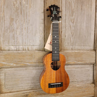 KoAloha Soprano Solid Koa KSM-00 Gloss Made in Hawaii Ukulele w/ Hard Case h844