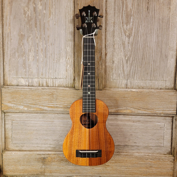KoAloha Super Soprano Long Neck Solid Koa KSM-02 Made in Hawaii Ukulele w/ Hardcase h846