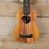 KoAloha Super Soprano Long Neck Solid Koa KSM-12 Pikake Satin Finish Made in Hawaii Ukulele w/ Hard Case h847