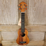KoAloha Super Soprano Long Neck Solid Koa KSM-12 Pikake Satin Finish Made in Hawaii Ukulele w/ Hard Case h847