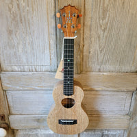 KoAloha Concert All Solid Mango KCM-10MG Pikake Satin Finish Made in Hawaii Ukulele w/ Hardcase h849