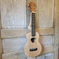 KoAloha Concert All Solid Mango KCM-10MG Pikake Satin Finish Made in Hawaii Ukulele w/ Hardcase h849