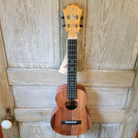 KoAloha Tenor All Solid Koa KTM-10 Pikake Satin Made in Hawaii Ukulele w/ Hardcase h855