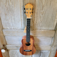 KoAloha Tenor All Solid Koa KTM-10 Pikake Satin Made in Hawaii Ukulele w/ Hardcase h856