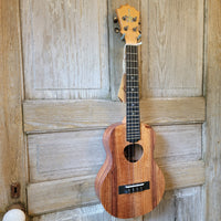 KoAloha Tenor All Solid Koa KTM-10 Pikake Satin Made in Hawaii Ukulele w/ Hardcase h856
