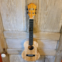 KoAloha Tenor All Solid Mango KTM-10MG Pikake Satin Finish Made in Hawaii Ukulele w/ Hardcase h858