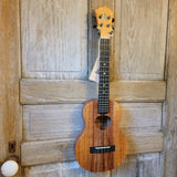 KoAloha Tenor Slimline Pikake All Solid Koa KTM-S10 Ukulele w/ Thinline Hard Case h859