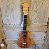 KoAloha Tenor Slimline Pikake All Solid Koa KTM-S10 Ukulele w/ Thinline Hard Case h859
