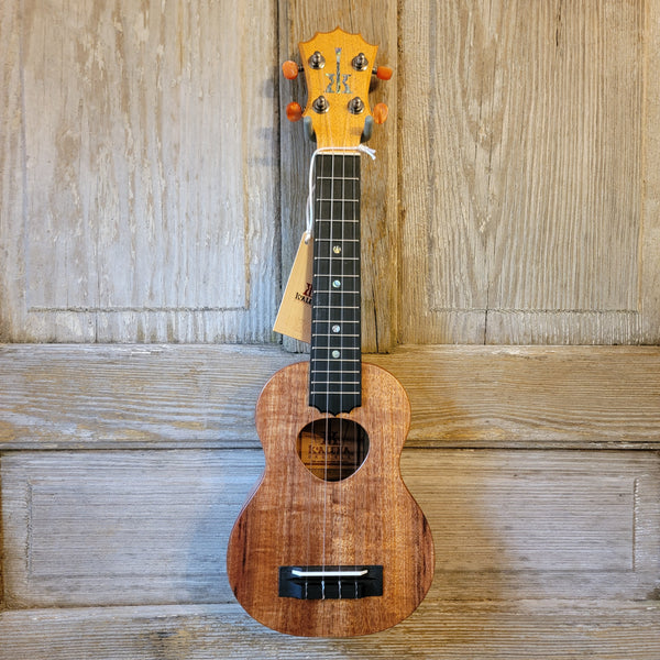 KoAloha Soprano Solid Koa KSM-10 Pikake Satin Finish Made in Hawaii Ukulele w/ Hard Case h861