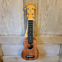 KoAloha Soprano Solid Koa KSM-10 Pikake Satin Finish Made in Hawaii Ukulele w/ Hard Case h861