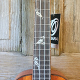 Ohana Concert CK-32 All Solid Mahogany with Fretboard Inlay Slotted Headstock Ukulele h869