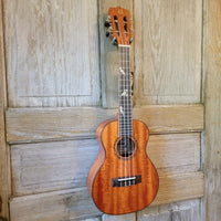 Ohana Concert CK-32 All Solid Mahogany with Fretboard Inlay Slotted Headstock Ukulele h870