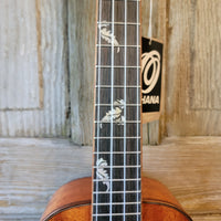 Ohana Concert CK-32 All Solid Mahogany with Fretboard Inlay Slotted Headstock Ukulele h870