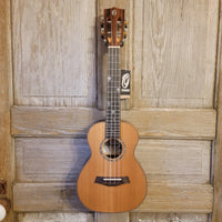 Ohana Concert CK-50ME Solid Ceder Top Laminate Macassar Ebony Slotted Headstock Ukulele h887