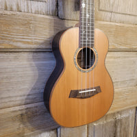Ohana Concert CK-50ME Solid Ceder Top Laminate Macassar Ebony Slotted Headstock Ukulele h887