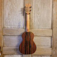 Ohana Concert CK-50ME Solid Ceder Top Laminate Macassar Ebony Slotted Headstock Ukulele h887