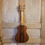 Ohana Concert CK-50ME Solid Ceder Top Laminate Macassar Ebony Slotted Headstock Ukulele h887