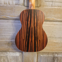 Ohana Concert CK-50ME Solid Ceder Top Laminate Macassar Ebony Slotted Headstock Ukulele h887