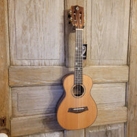 Ohana Concert CK-50ME Solid Ceder Top Laminate Macassar Ebony Slotted Headstock Ukulele h888