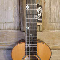 Ohana Concert CK-50ME Solid Ceder Top Laminate Macassar Ebony Slotted Headstock Ukulele h889