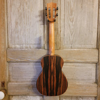 Ohana Concert CK-50ME Solid Ceder Top Laminate Macassar Ebony Slotted Headstock Ukulele h889