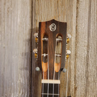 Ohana Concert CK-50ME Solid Ceder Top Laminate Macassar Ebony Slotted Headstock Ukulele h890