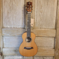 Ohana Concert CK-50ME Solid Ceder Top Laminate Macassar Ebony Slotted Headstock Ukulele h891